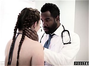 Maddy O'Reilly Exploited into bbc rectal at Doctors examination